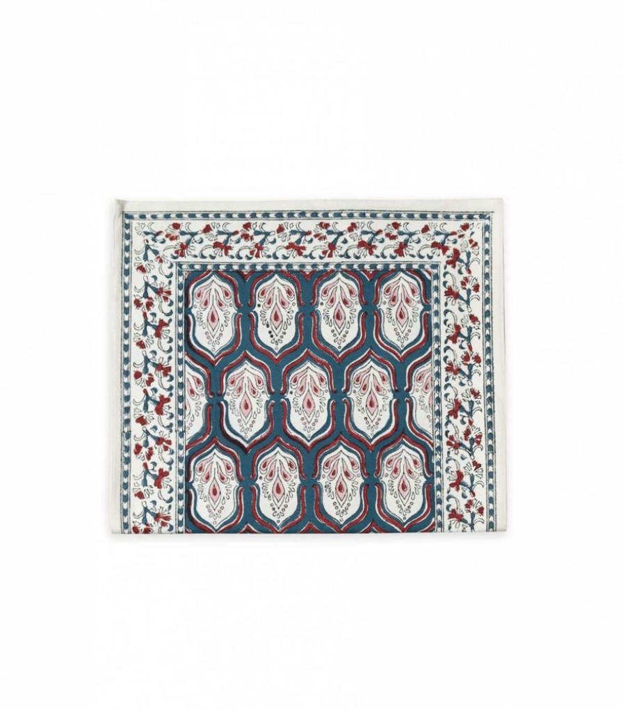 Linge De Table Jamini | Chemin De Table Pranjal Vert Pin