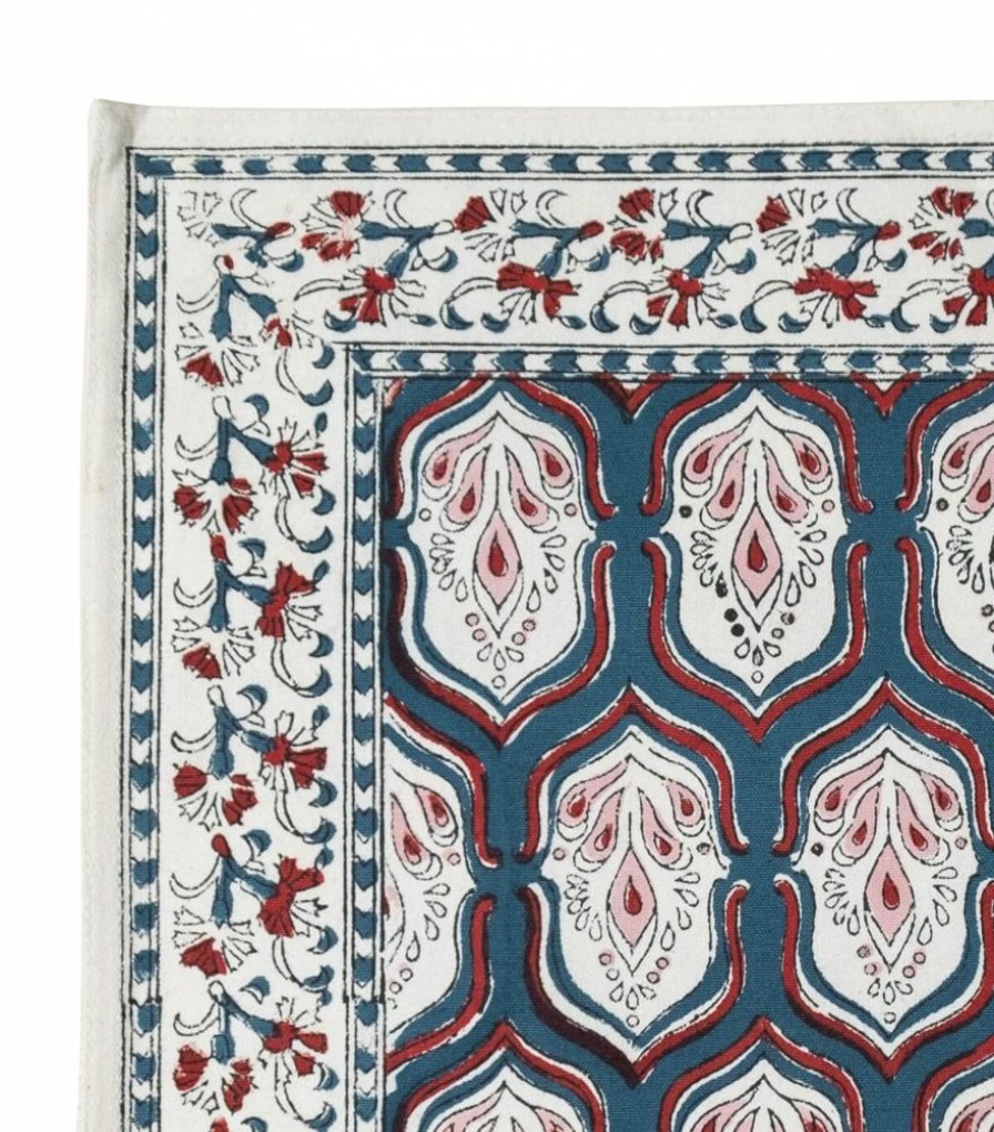 Linge De Table Jamini | Chemin De Table Pranjal Vert Pin