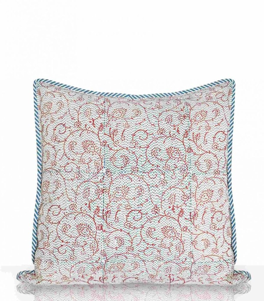 Deco & Linge De Maison Jamini | Taie D'Oreiller Louise Vert Pin