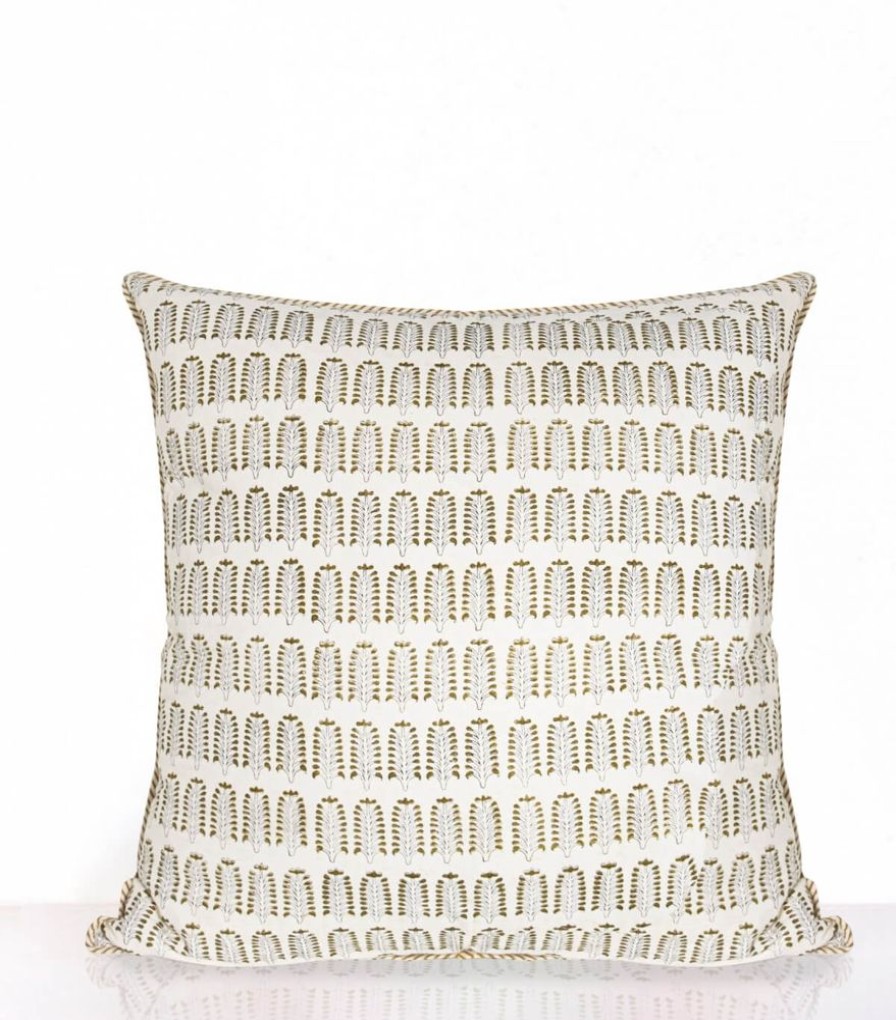 Deco & Linge De Maison Jamini | Taie D'Oreiller Bootie Olive