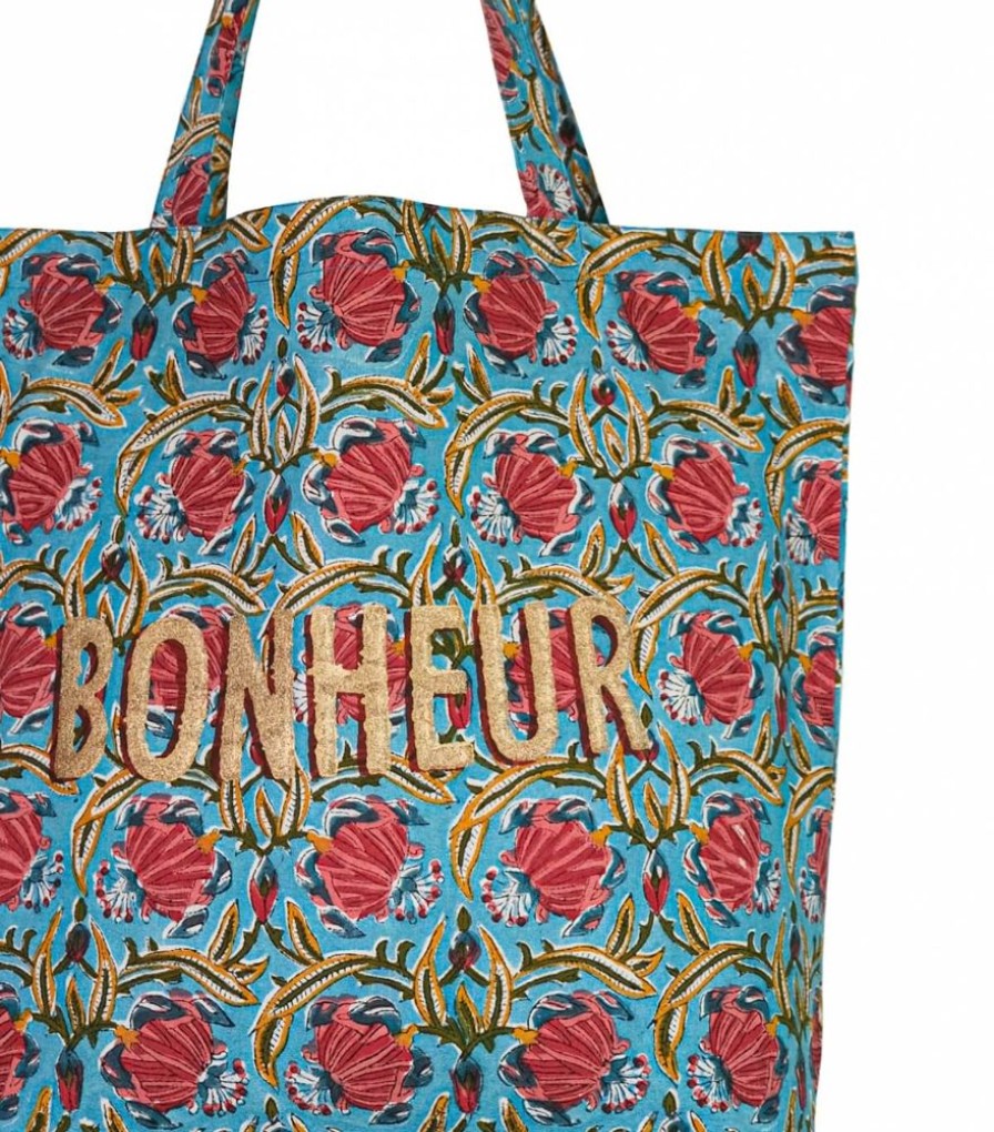 Sacs & Pochettes Jamini | Cabas Coton B Jaipur Bleu Clair