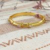 Mode Jamini | Jonc Indien Plaque Or