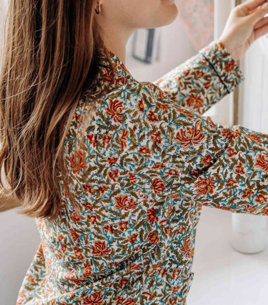 Mode Jamini | Pyjama Coton Reema Olive