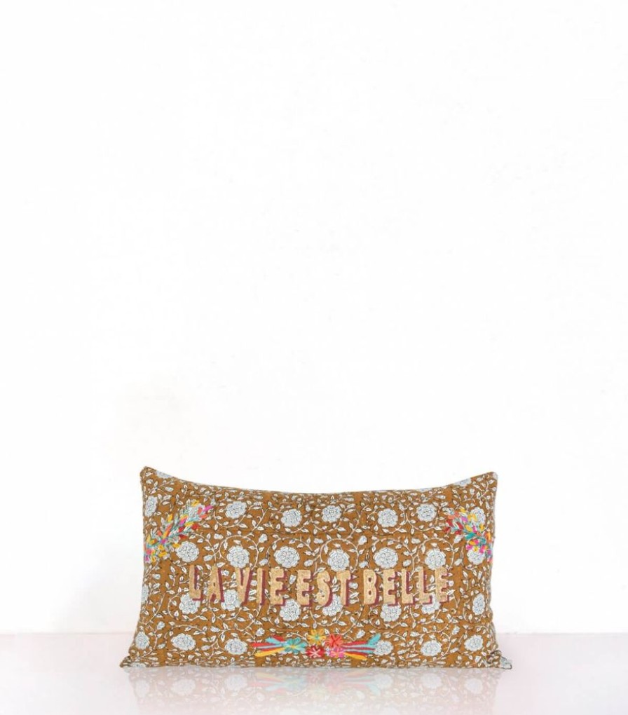 Deco & Linge De Maison Jamini | Housse De Coussin Bana Lvb Bronze