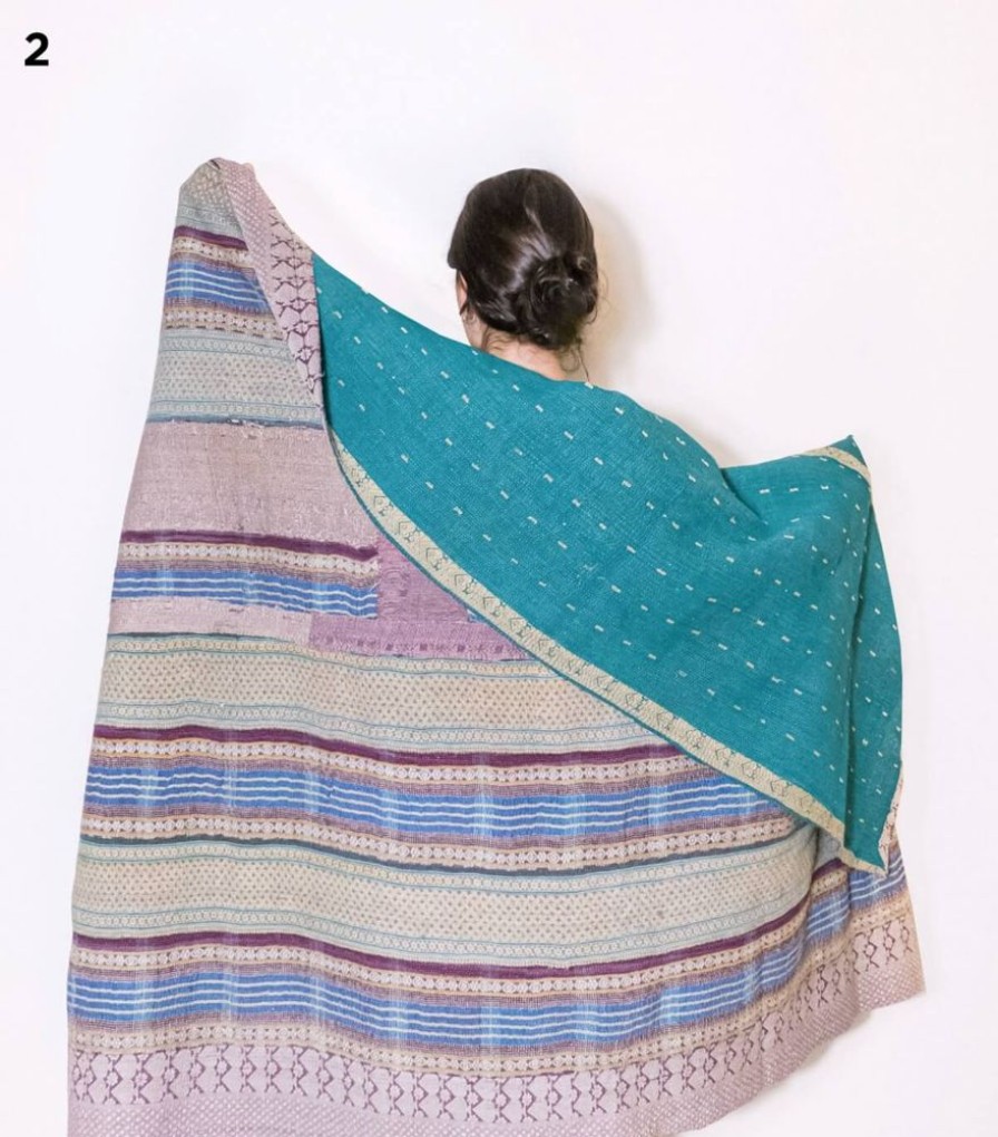 Deco & Linge De Maison Jamini | Plaid Vintage En Kantha