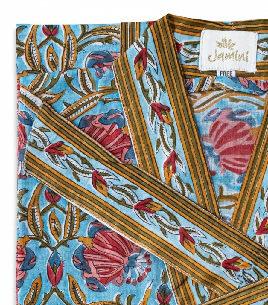 Mode Jamini | Kimono Jaipur Bleu Clair